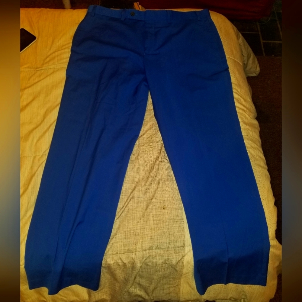 Ralph Lauren Men's Dress Slacks size 36 waist 30 length  Royal Blue
